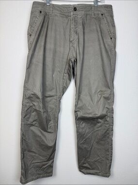 Kuhl SLACKR Pant Taupe PatinaDye Wundura Hiking Stretch Men 36x31 Tag 36x32 Read